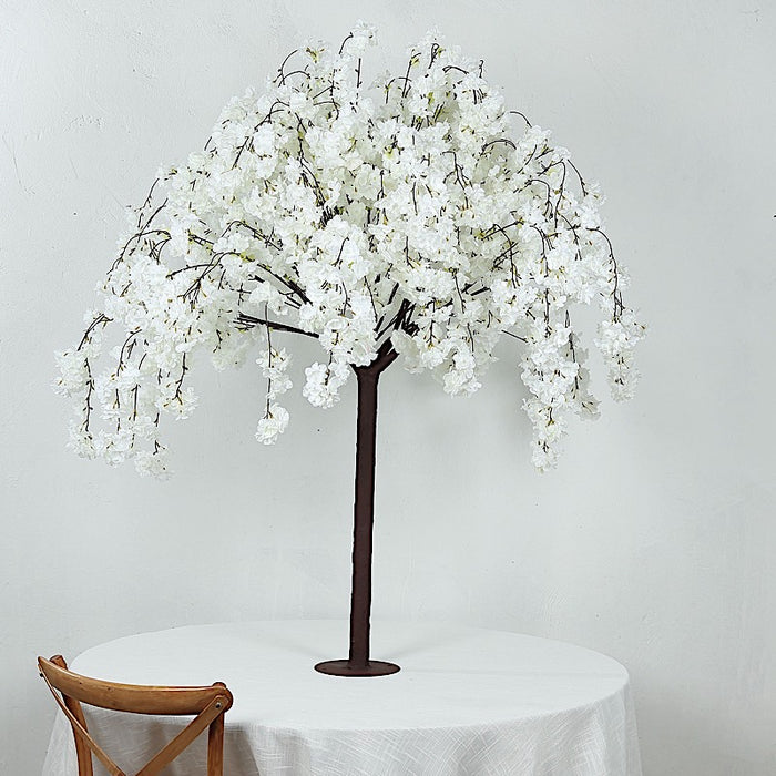 5 ft Artificial Cherry Blossom Tree With Detachable Metal Base