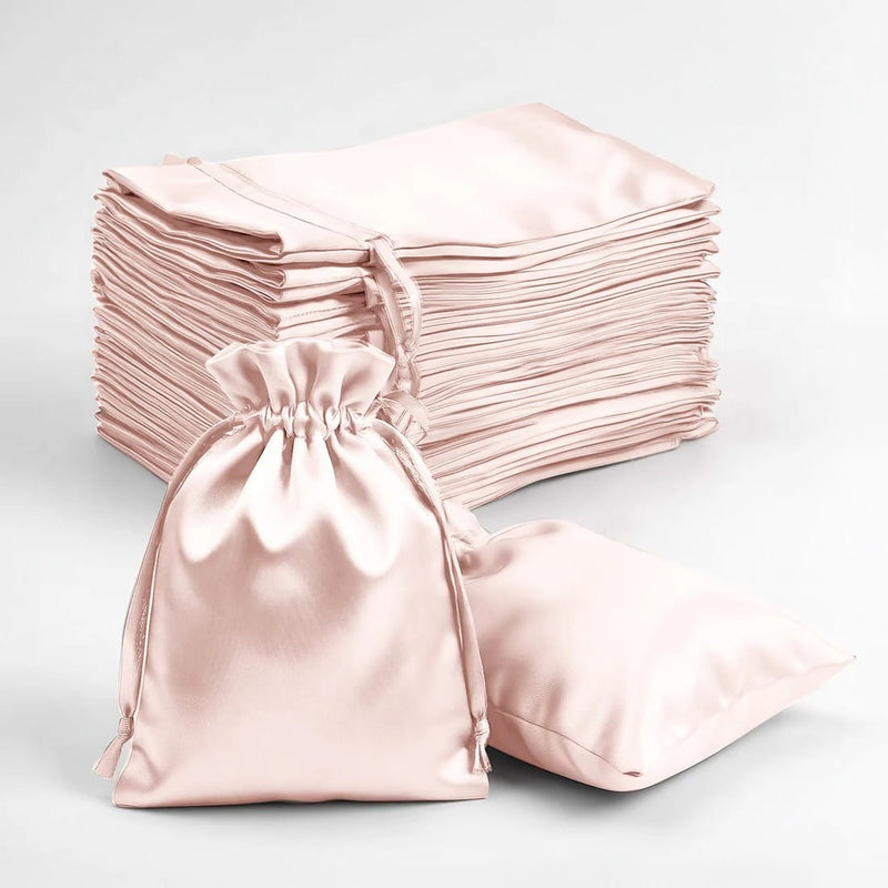 60 Satin 3" x 4" Wedding Party Favor Bags Drawstring Pouch