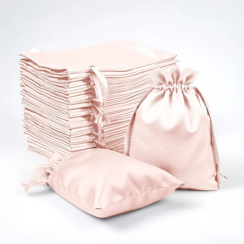 60 Satin 3" x 4" Wedding Party Favor Bags Drawstring Pouch
