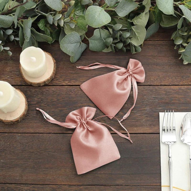 60 Satin 3" x 4" Wedding Party Favor Bags Drawstring Pouch