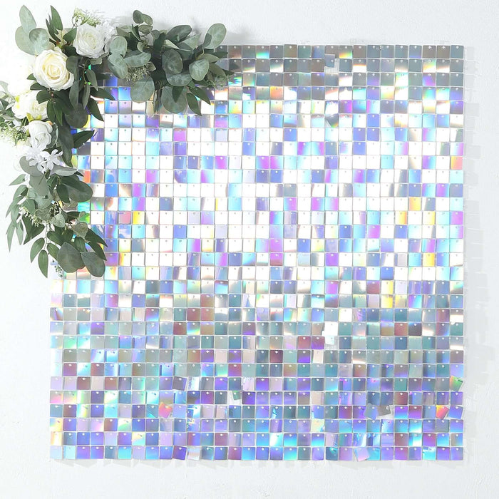 24 Square Sequin Shimmer Wall Photo Backdrop Panels