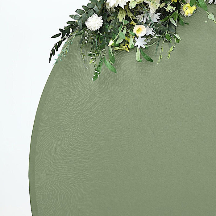 7.5 ft Fitted Spandex Round Backdrop Stand Cover Wedding Decorations