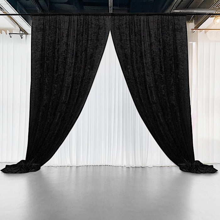 5 ft x 12 ft Premium Smooth Velvet Backdrop Curtain