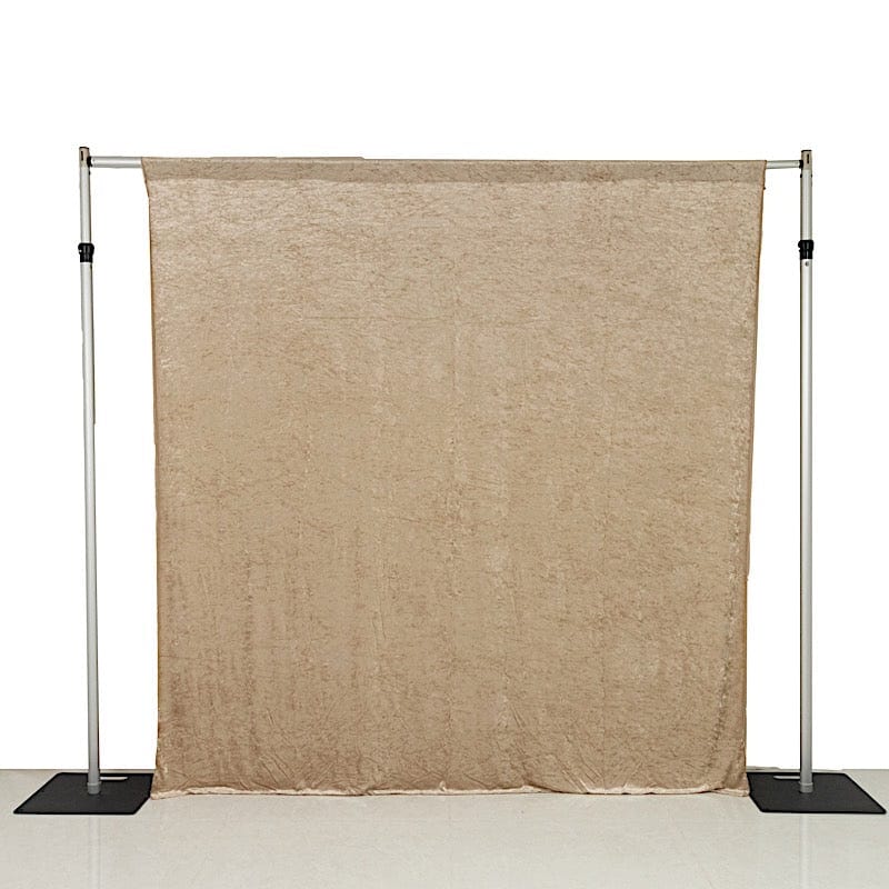 8 ft x 8 ft Premium Velvet Backdrop Curtain