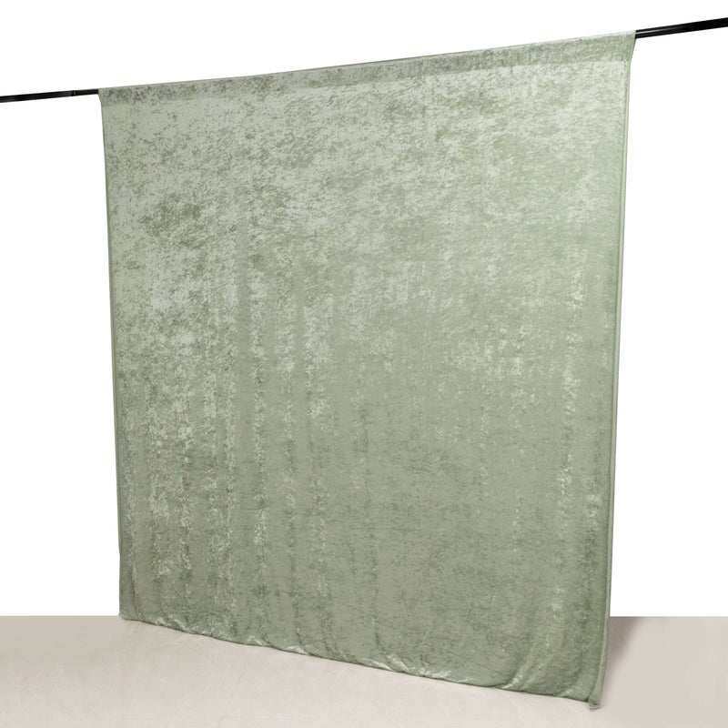 8 ft x 8 ft Premium Velvet Backdrop Curtain