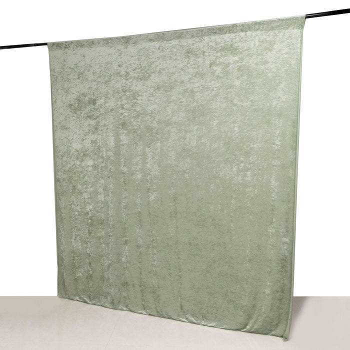 8 ft x 8 ft Premium Velvet Backdrop Curtain