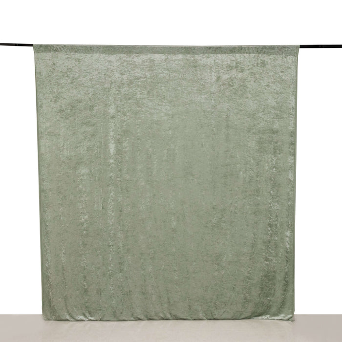 8 ft x 8 ft Premium Velvet Backdrop Curtain