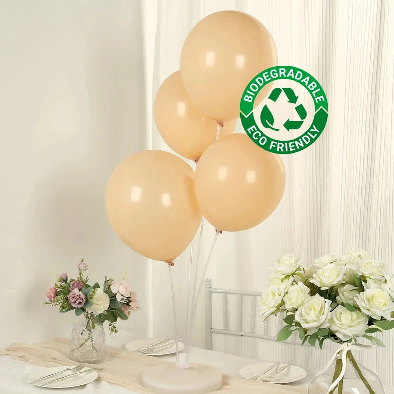 50 Matte Pastel Biodegradable Balloons