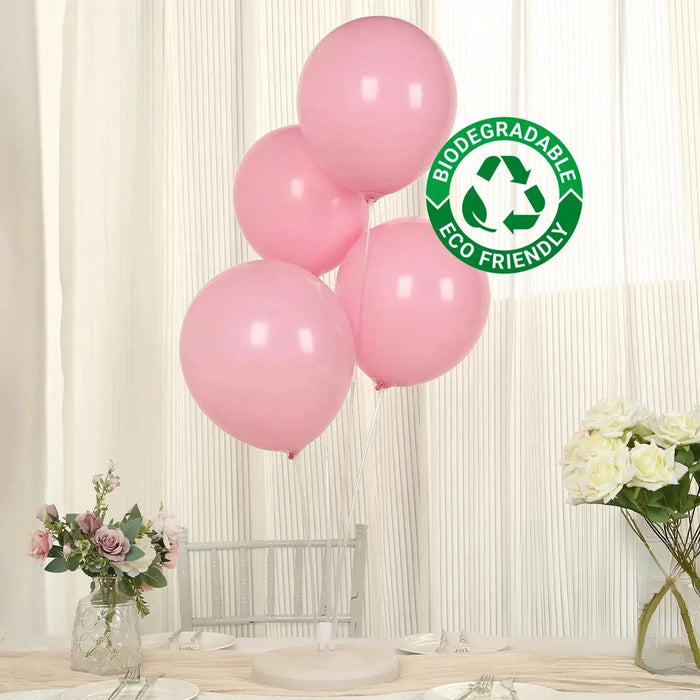50 Matte Pastel Biodegradable Balloons
