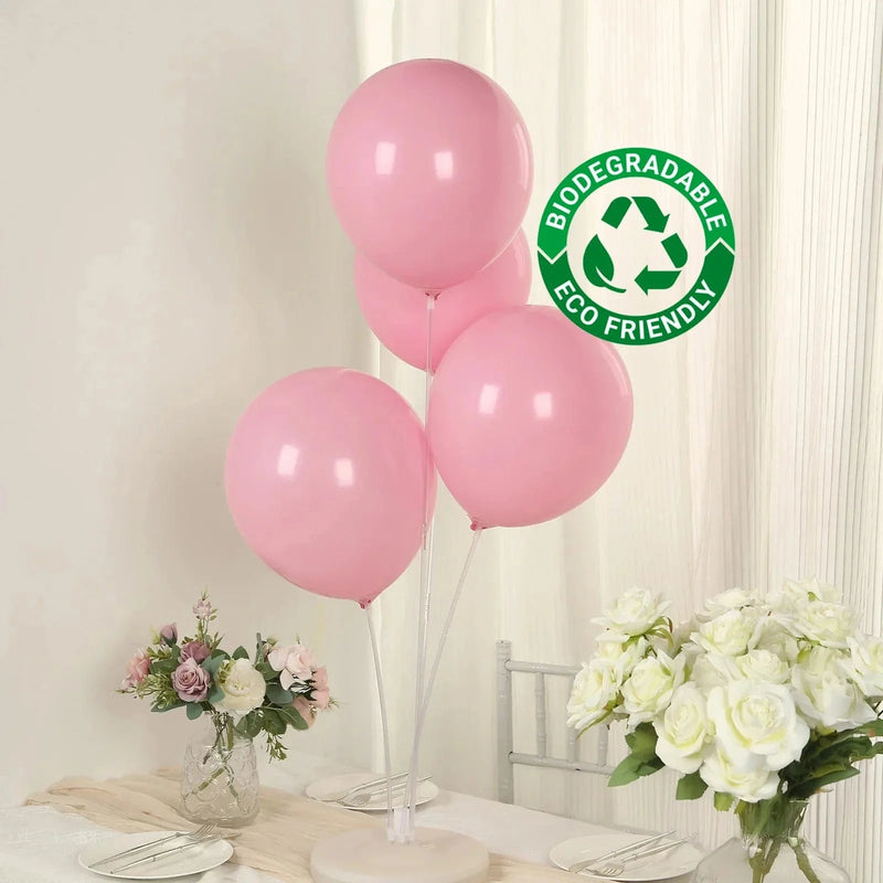 50 Matte Pastel Biodegradable Balloons
