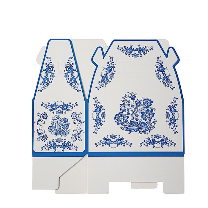 25 Tote Favor Boxes Floral Printed Gift Holders