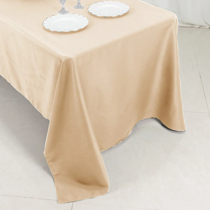 60" x 126" Premium Polyester Rectangular Tablecloth