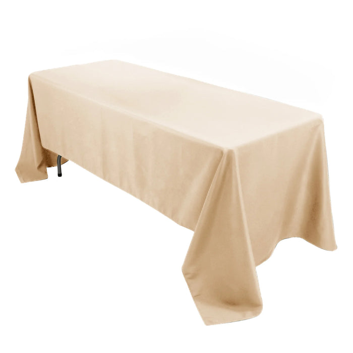 60" x 126" Premium Polyester Rectangular Tablecloth