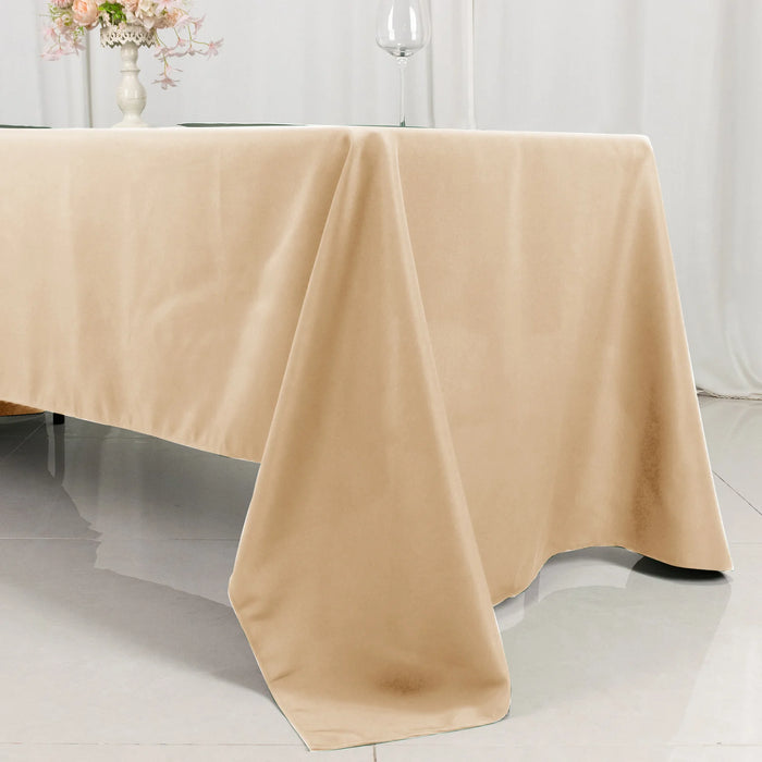 60" x 126" Premium Polyester Rectangular Tablecloth