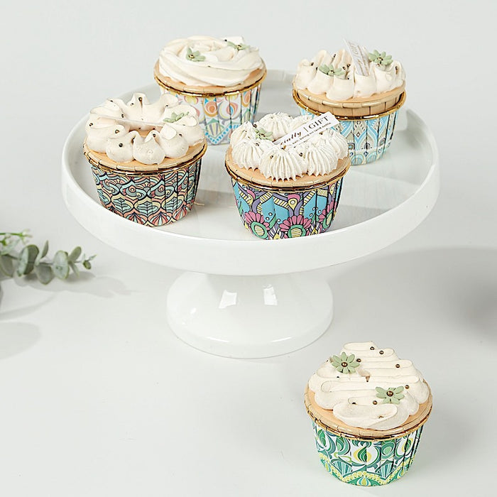 50 Paper Foil Cupcake Liners - Assorted