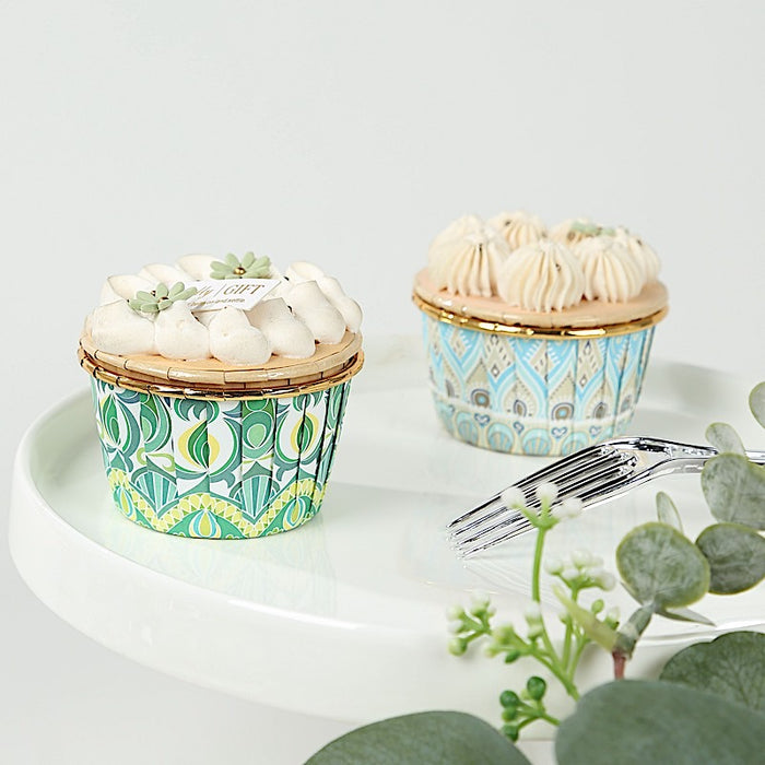 50 Paper Foil Cupcake Liners - Assorted