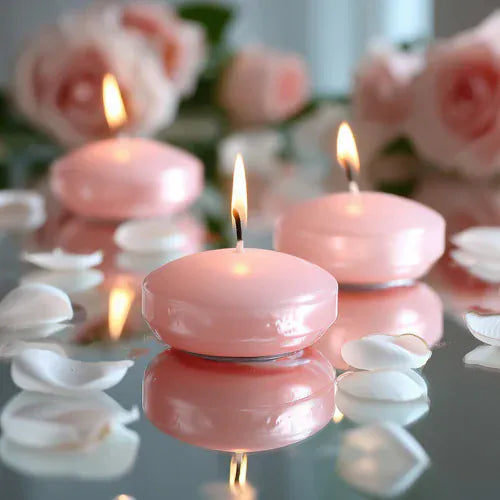 12 Round 3 in Unscented Floating Candles