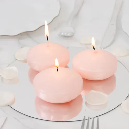 12 Round 3 in Unscented Floating Candles
