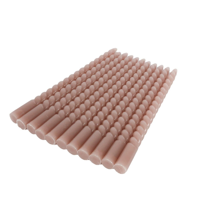 12 Spiral 11" Long Unscented Premium Wax Taper Candles