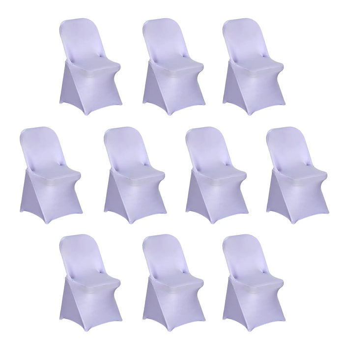 10 pcs Spandex Folding Chair Covers Wedding Party Decorations