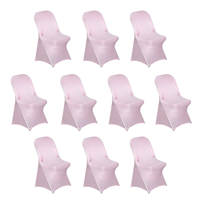 10 pcs Spandex Folding Chair Covers Wedding Party Decorations