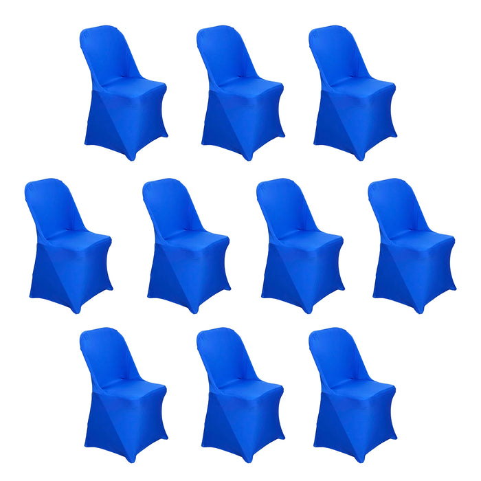 10 pcs Spandex Folding Chair Covers Wedding Party Decorations