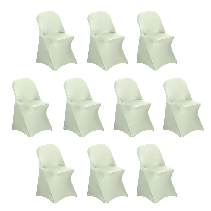 10 pcs Spandex Folding Chair Covers Wedding Party Decorations