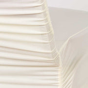 Ruffled Fitted Spandex Banquet Chair Cover