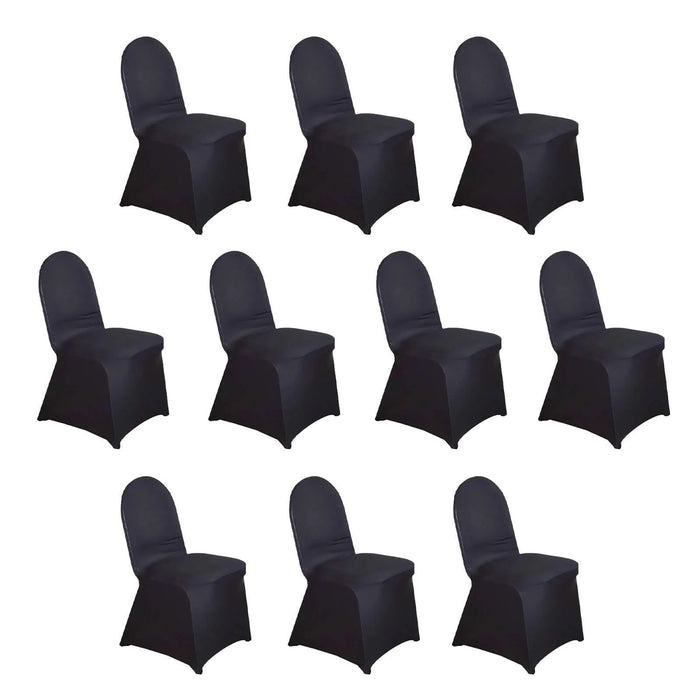 10 pcs Spandex Stretchable Chair Covers Wedding Party Decorations