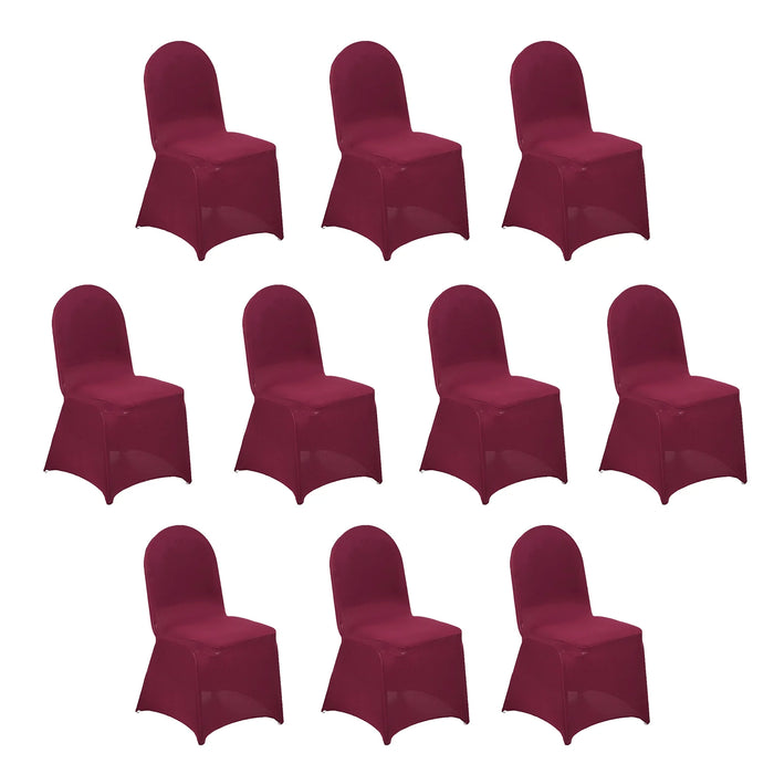 10 pcs Spandex Stretchable Chair Covers Wedding Party Decorations