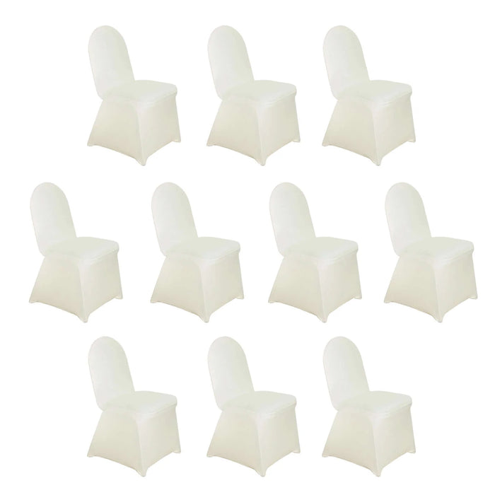 10 pcs Spandex Stretchable Chair Covers Wedding Party Decorations