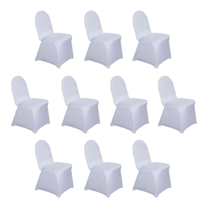 10 pcs Spandex Stretchable Chair Covers Wedding Party Decorations