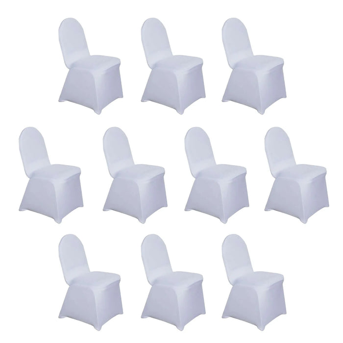 10 pcs Spandex Stretchable Chair Covers Wedding Party Decorations