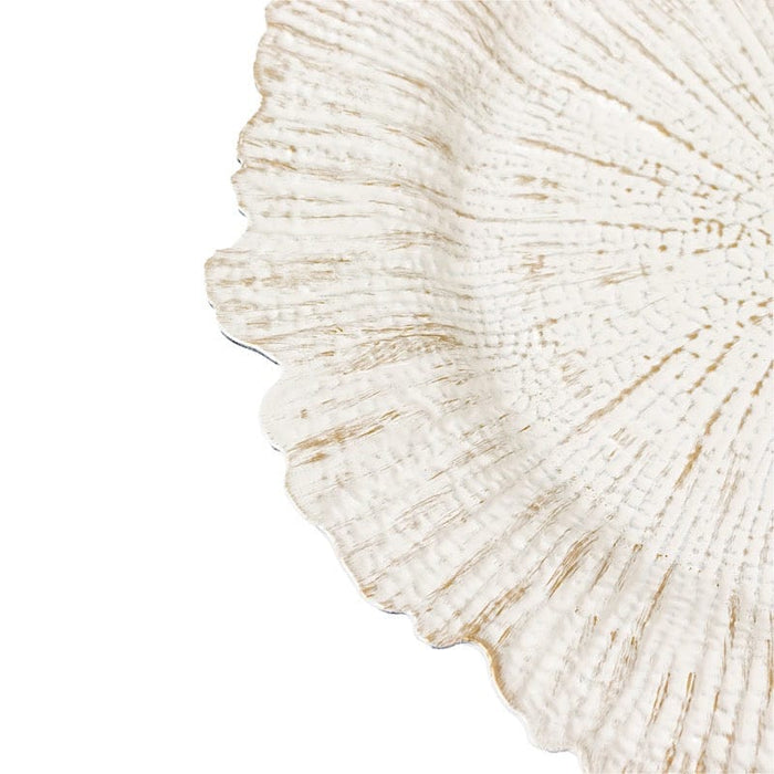 6 pcs 13" Round Textured Charger Plates