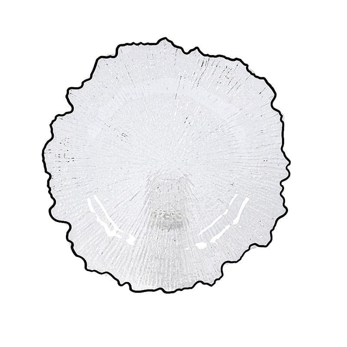 6 pcs 13" Round Textured Charger Plates