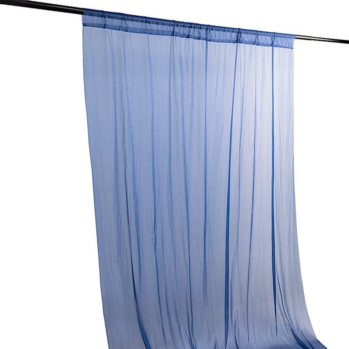 5 ft x 14 ft Sheer Chiffon Curtain Backdrop Drapery Panel