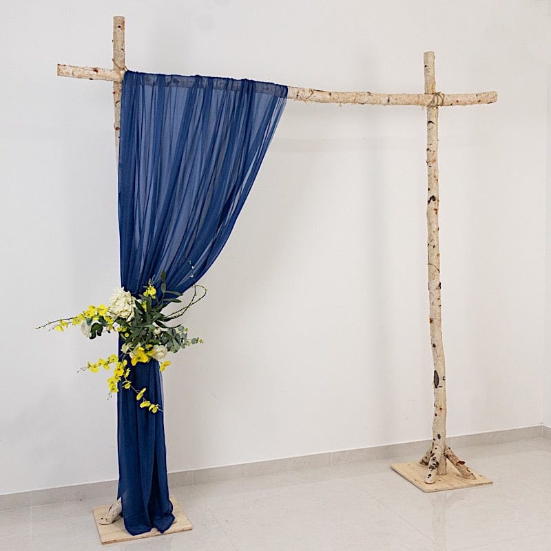 5 ft x 14 ft Sheer Chiffon Curtain Backdrop Drapery Panel