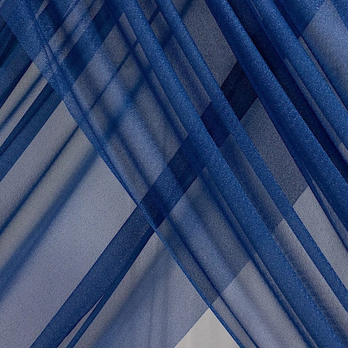 5 ft x 14 ft Sheer Chiffon Curtain Backdrop Drapery Panel