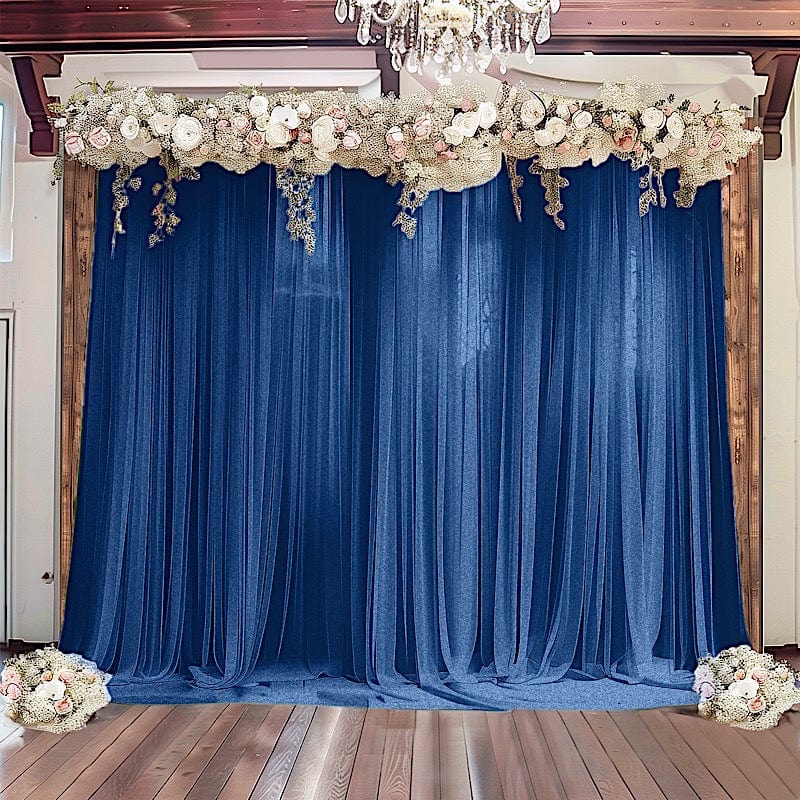 5 ft x 14 ft Sheer Chiffon Curtain Backdrop Drapery Panel