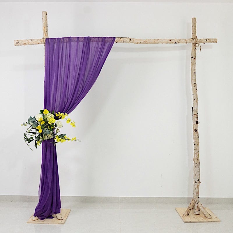 5 ft x 14 ft Sheer Chiffon Curtain Backdrop Drapery Panel