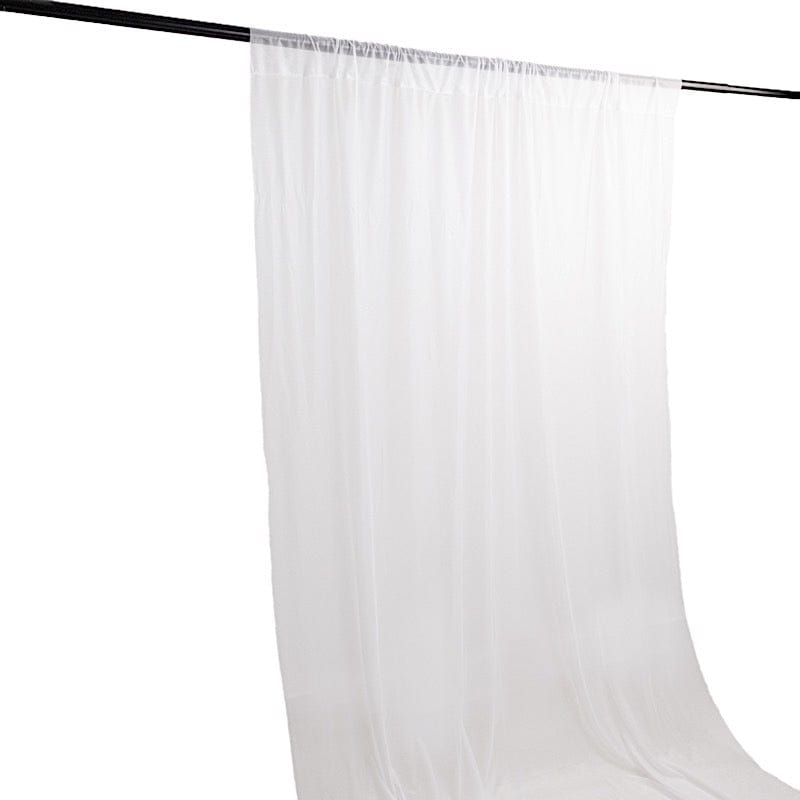 5 ft x 14 ft Sheer Chiffon Curtain Backdrop Drapery Panel