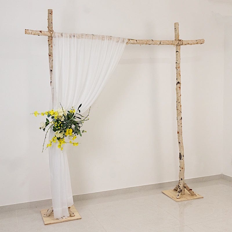 5 ft x 14 ft Sheer Chiffon Curtain Backdrop Drapery Panel