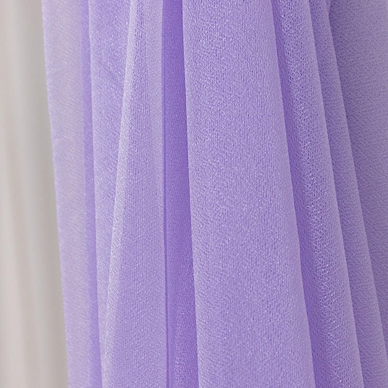 5 ft x 32 ft Sheer Chiffon Curtain Backdrop Drapery Panel