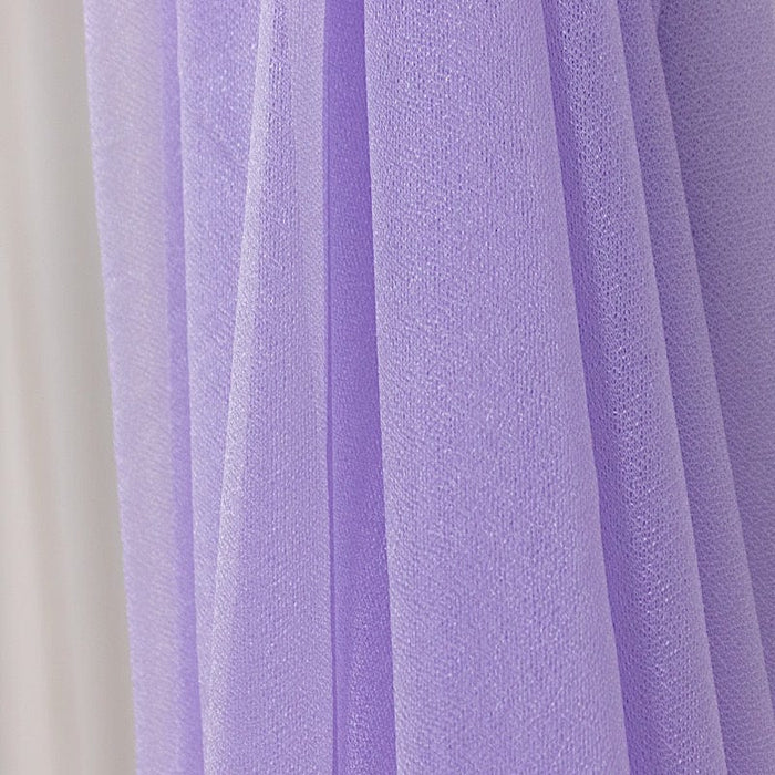 5 ft x 32 ft Sheer Chiffon Curtain Backdrop Drapery Panel