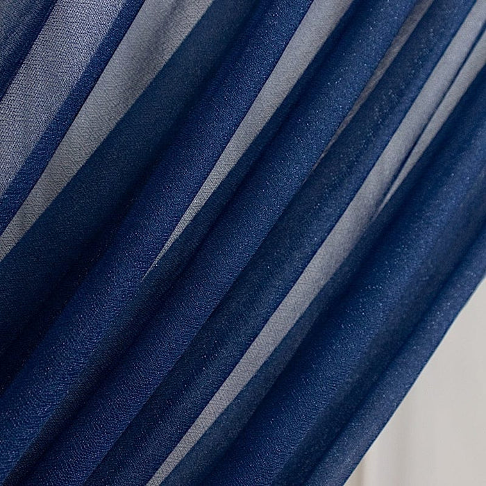5 ft x 32 ft Sheer Chiffon Curtain Backdrop Drapery Panel