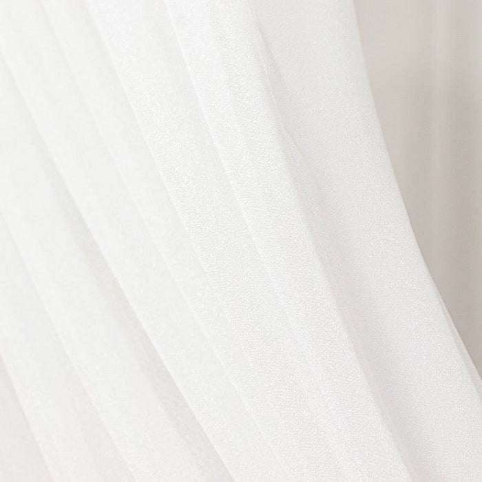 5 ft x 32 ft Sheer Chiffon Curtain Backdrop Drapery Panel