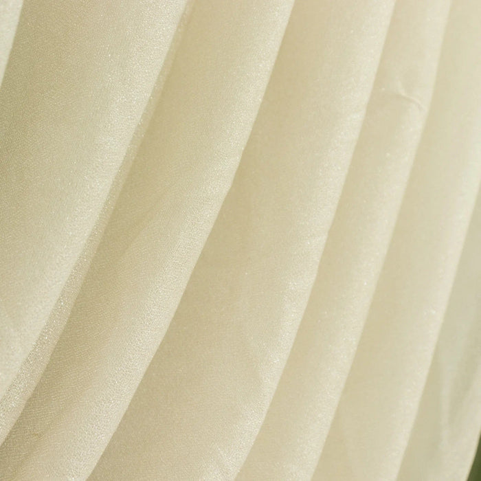 4 ft x 4 ft Sheer Chiffon Valance Curtain Backdrop Drapery Panel