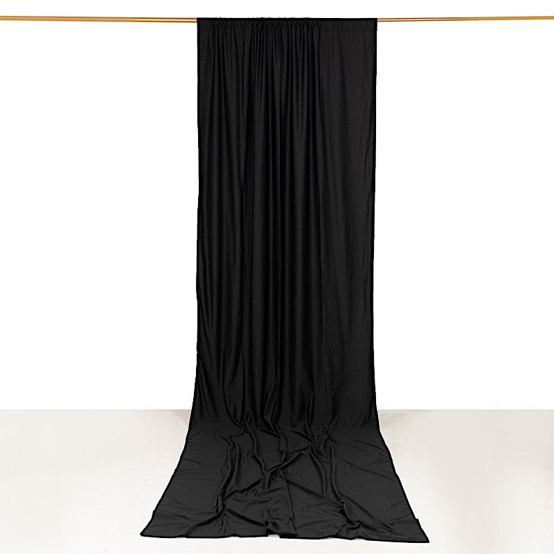 14 ft Scuba Polyester Backdrop Drape Curtain with Rod Pockets