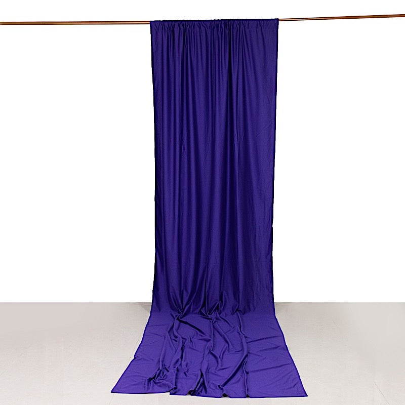 14 ft Scuba Polyester Backdrop Drape Curtain with Rod Pockets