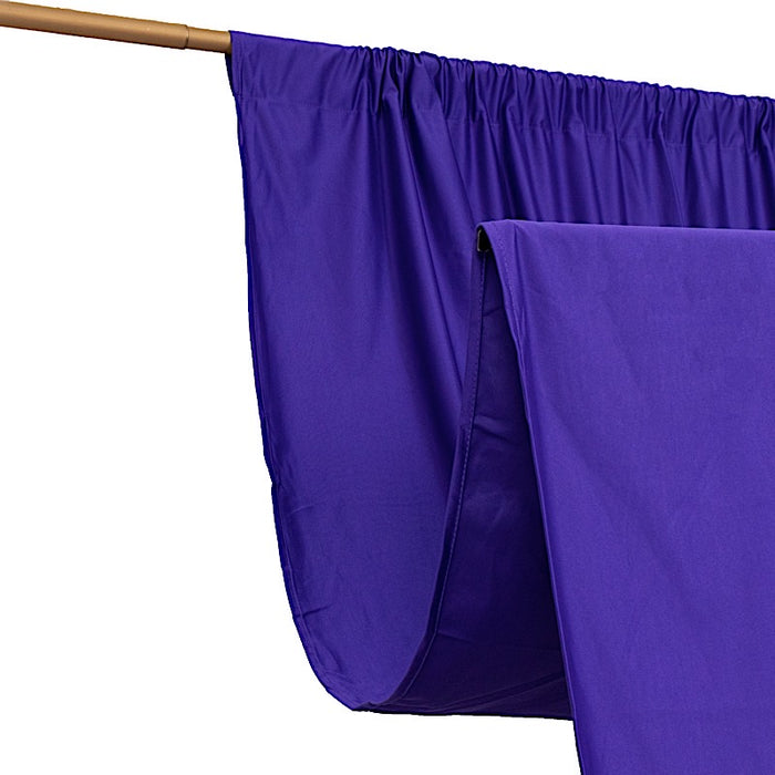 14 ft Scuba Polyester Backdrop Drape Curtain with Rod Pockets